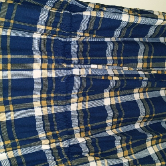 Bobbie Brooks Women's Size XL Plaid Print One Piece Lounge Dress Night Shirt - Picture 3 of 11